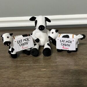 Chick-fil-A Eat Mor Chikin Plush Set of 3